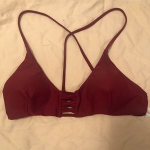 Cupshe maroon bikini top